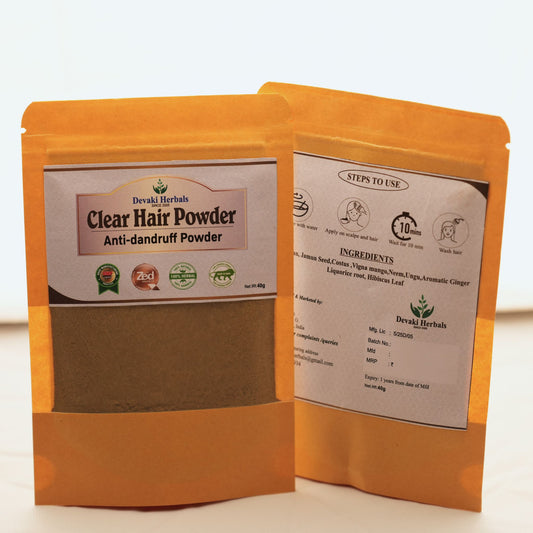 Clear Hair Powder | Herbal Anti-Dandruff Powder