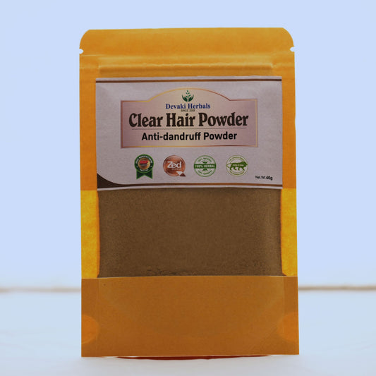 Clear Hair Powder | Herbal Anti-Dandruff Powder